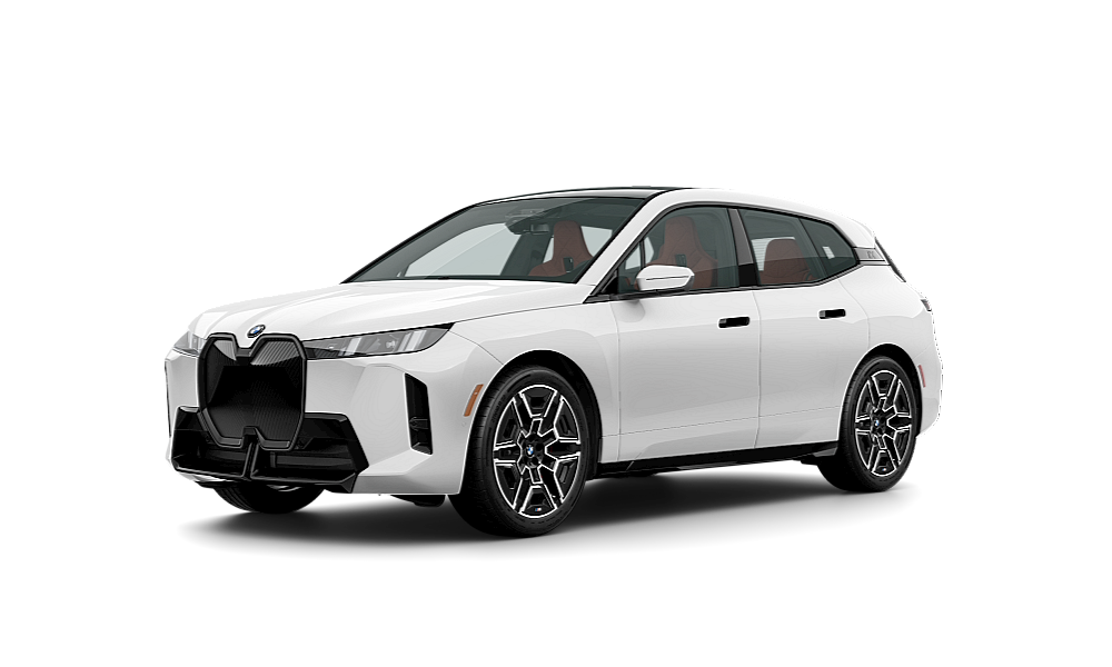 Voxcar BMW iX SUV in Alpine White Non-Metallic, VANCOUVER
