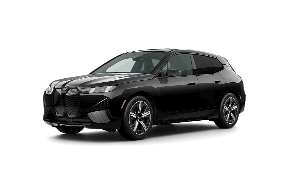 Voxcar BMW iX SUV in Black Sapphire Metallic, VANCOUVER
