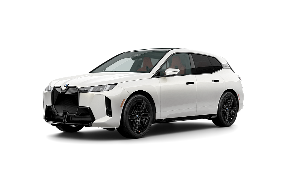 Voxcar BMW iX SUV in Mineral White Metallic, VANCOUVER