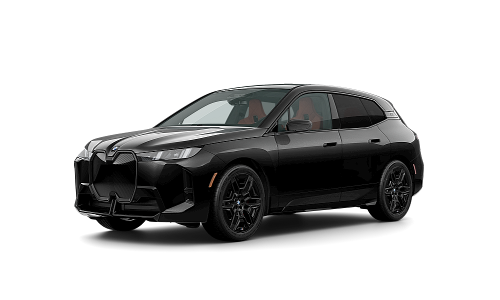 Voxcar BMW iX SUV in Black Sapphire Metallic, VANCOUVER